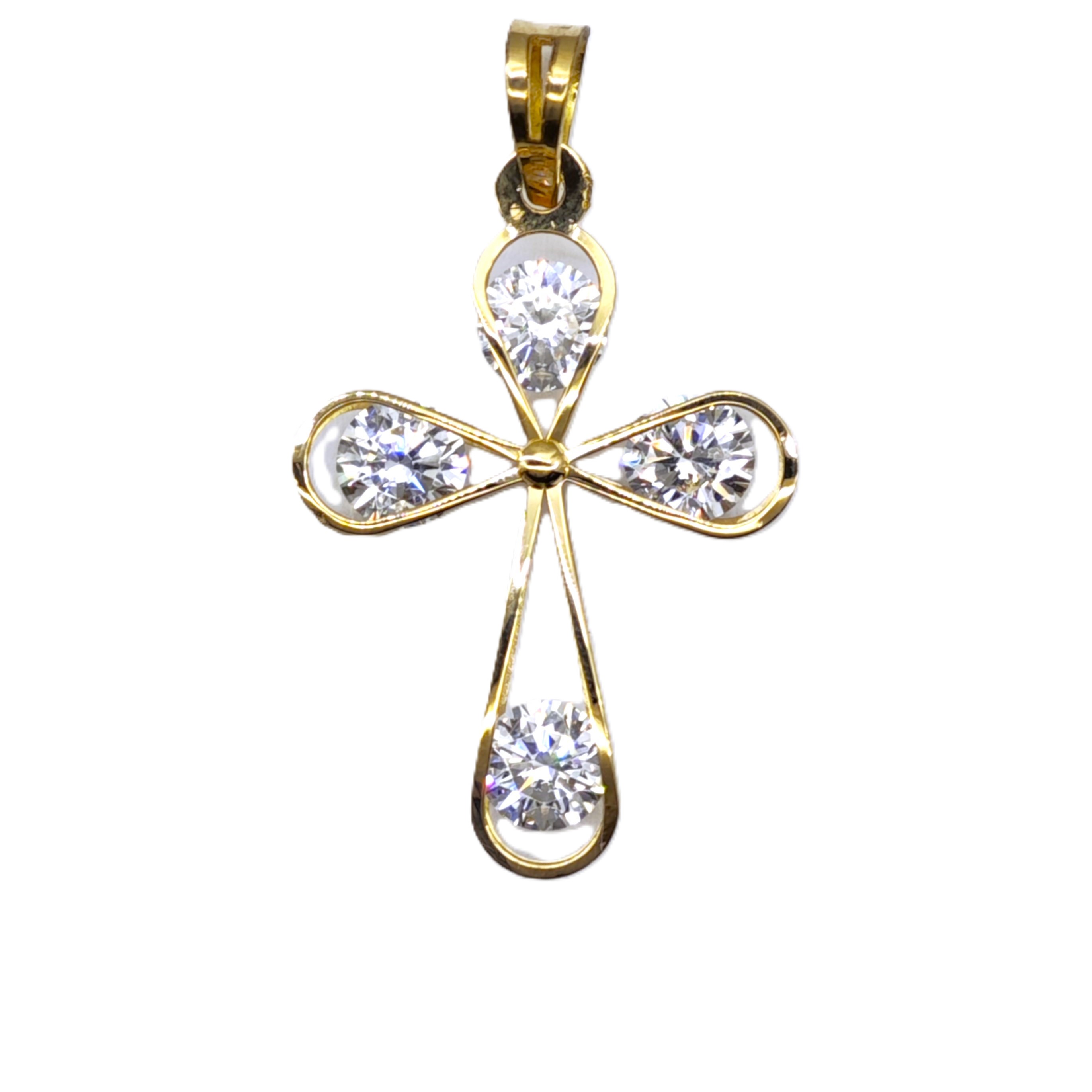 CRUZ ABERTA 20MM C/PEDRAS