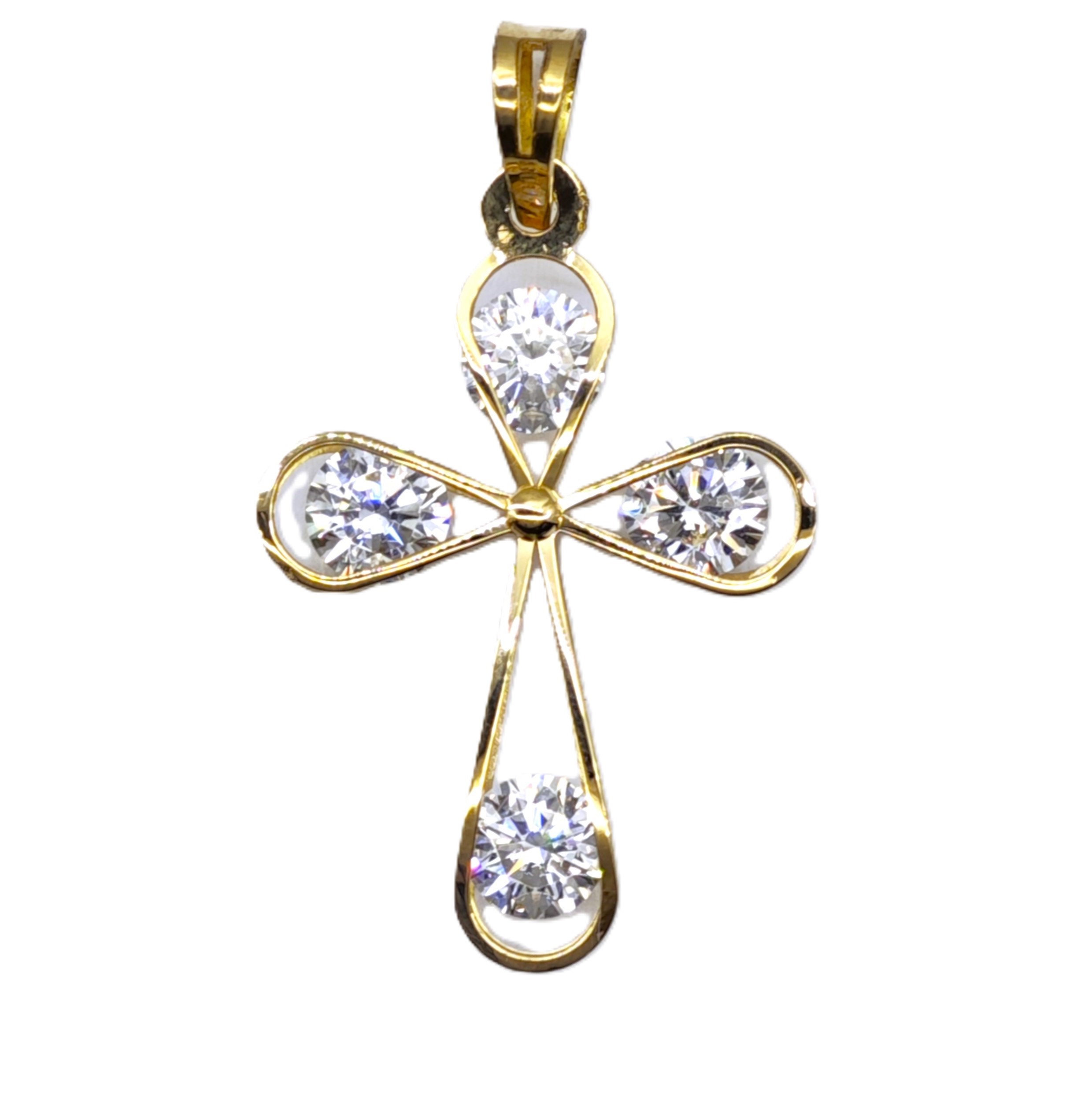 CRUZ ABERTA 15MM C/PEDRAS