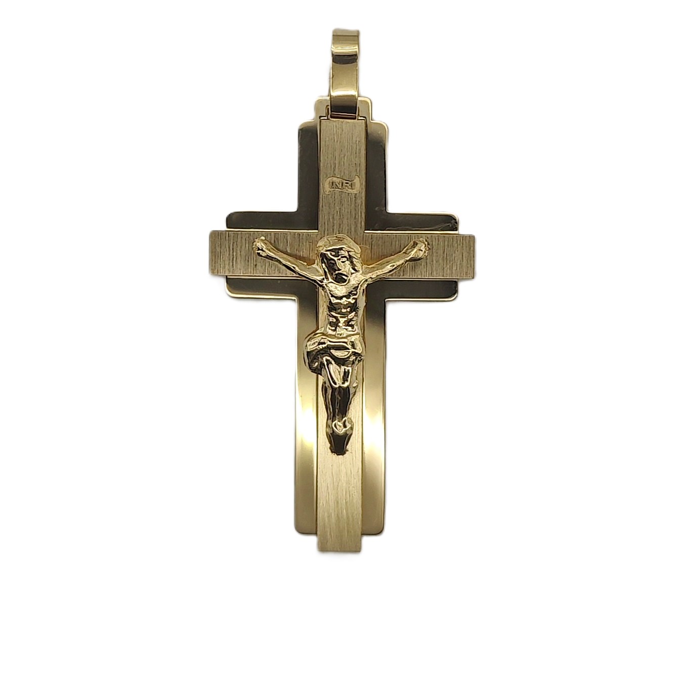 CRUZ DUPLA LIXADA C/CRISTO
