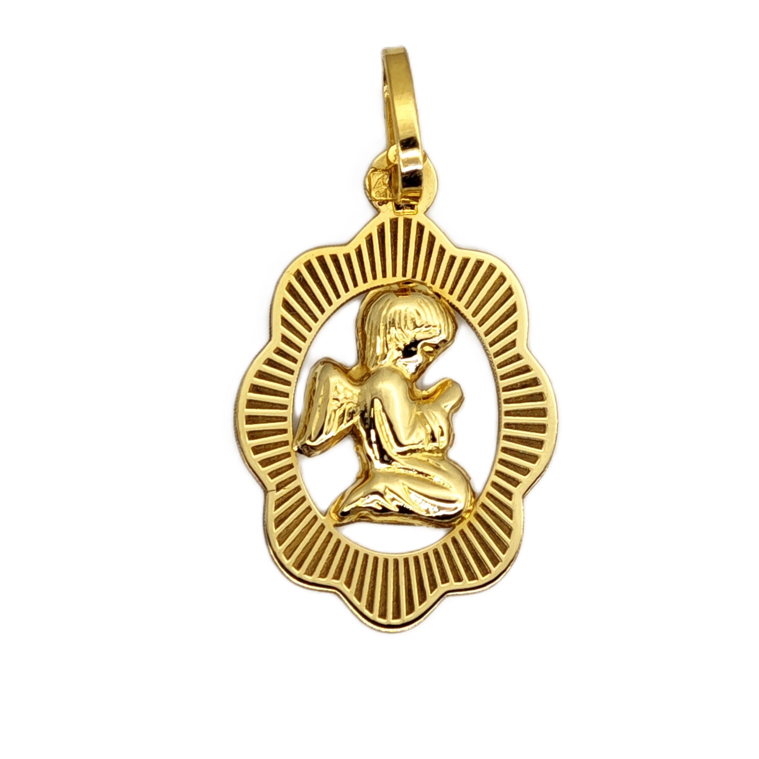 MED ONDAS OVAL ESPLENDOR ANJO RELEVO