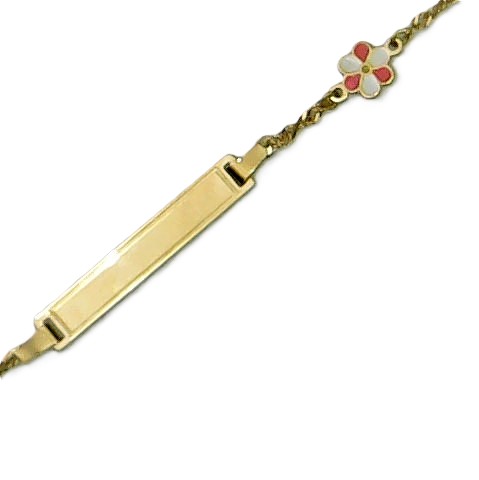 PUL CHAPA + FLOR ESMALTADA